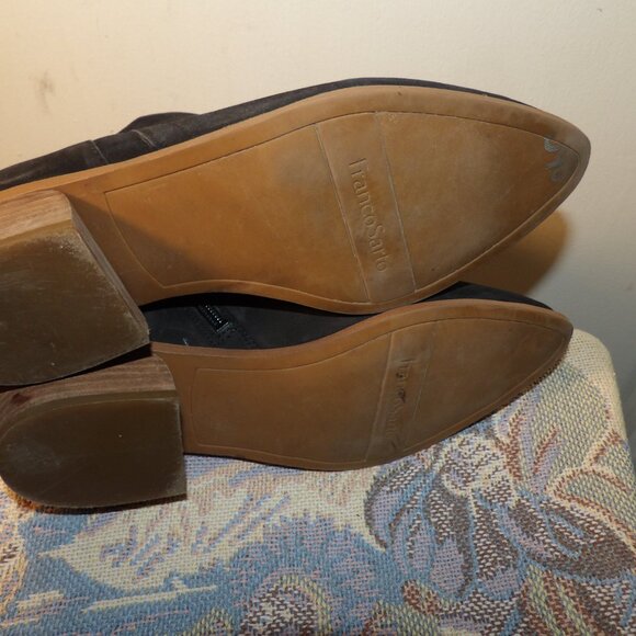 Franco Sarto Leather / Suede Ankle Bootie Sz 10M - Picture 6 of 7